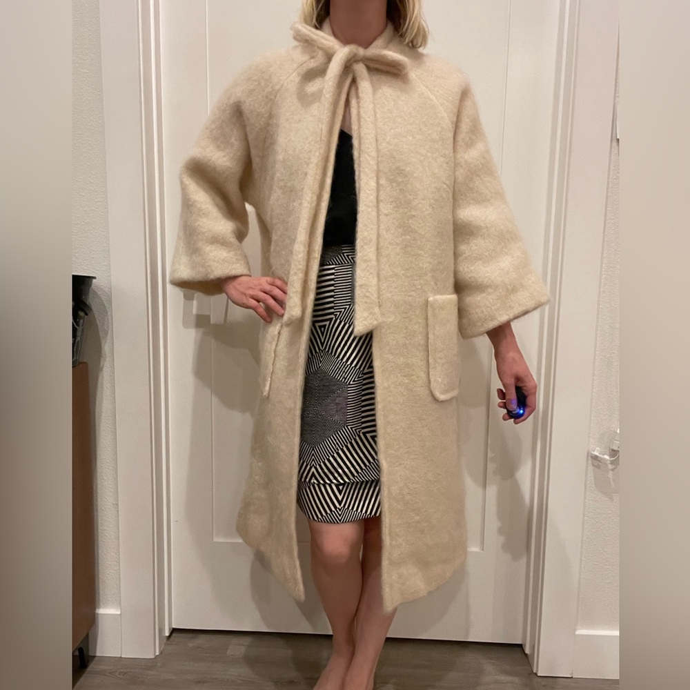 Vintage Coat With Bow